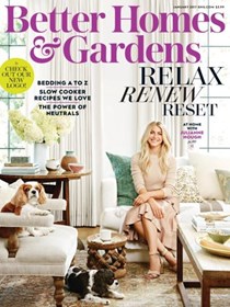 Better Homes and Gardens Magazine, January 2017