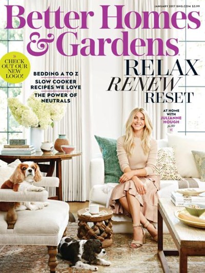 Better Homes and Gardens Magazine, January 2017