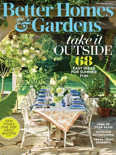 Better Homes and Gardens Magazine, June 2017