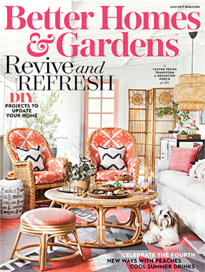 Better Homes and Gardens Magazine, July 2017