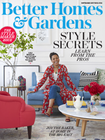 Better Homes and Gardens Magazine, September 2017