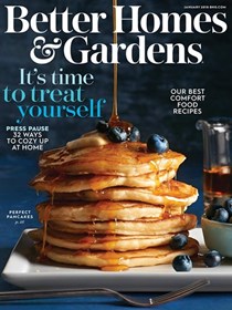 Better Homes and Gardens Magazine, January 2018