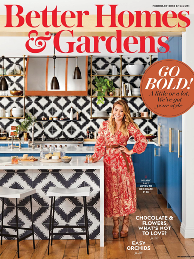 Better Homes and Gardens Magazine, February 2018