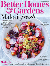 Better Homes and Gardens Magazine, May 2018