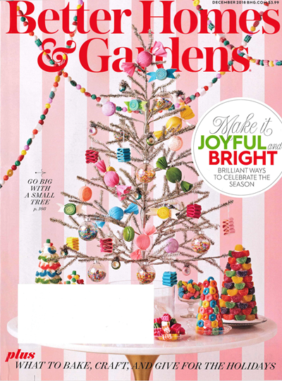 Better Homes and Gardens Magazine, December 2018