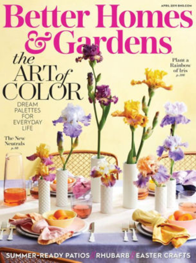 Better Homes and Gardens Magazine, April 2019