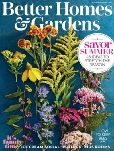 Better Homes and Gardens Magazine, August 2019
