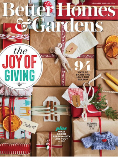 Better Homes and Gardens Magazine, December 2020