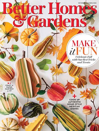 Better Homes and Gardens Magazine, October 2021
