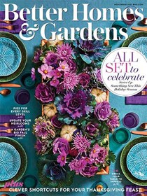 Better Homes and Gardens Magazine, November 2021