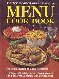 Better Homes and Gardens Menu Cookbook