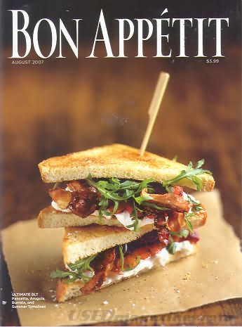 Bon Appétit Magazine, August 2007