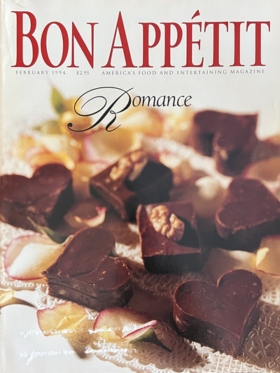 Bon Appétit Magazine: February 1994: Romance