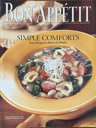 Bon Appétit Magazine, February 2002