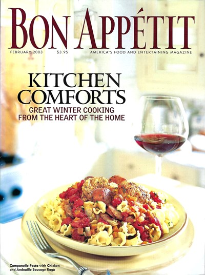 Bon Appétit Magazine, February 2003