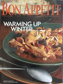 Bon Appétit Magazine, February 2004: Warming up Winter