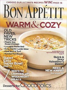 Bon Appétit Magazine, February 2006