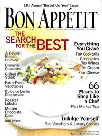 Bon Appétit Magazine, January 2003