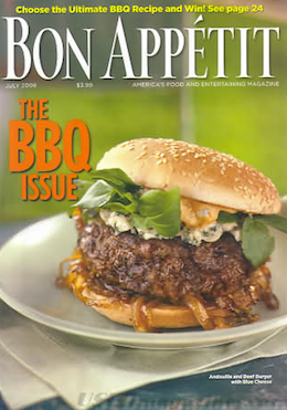 Bon Appétit Magazine, July 2006: The BBQ Issue