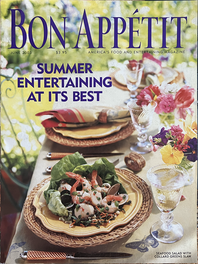 Bon Appétit Magazine: June 2003: Summer Entertaining at Its Best