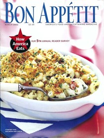 Bon Appétit Magazine, March 2002