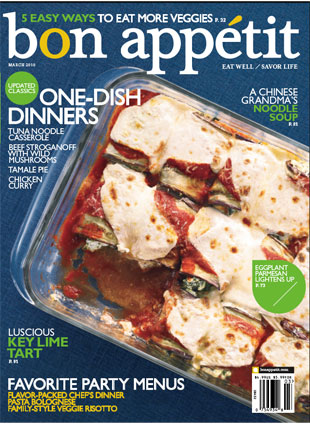 Bon Appétit Magazine, March 2010