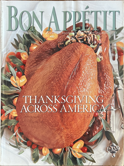 Bon Appétit Magazine: November 2000