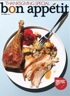 Bon Appétit Magazine, November 2008: Holiday Cooking Special