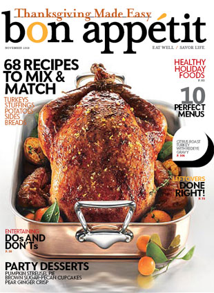 Bon Appétit Magazine, November 2009