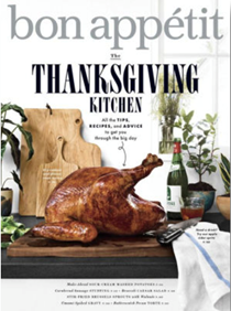 Bon Appétit Magazine, November 2018: The Thanksgiving Kitchen