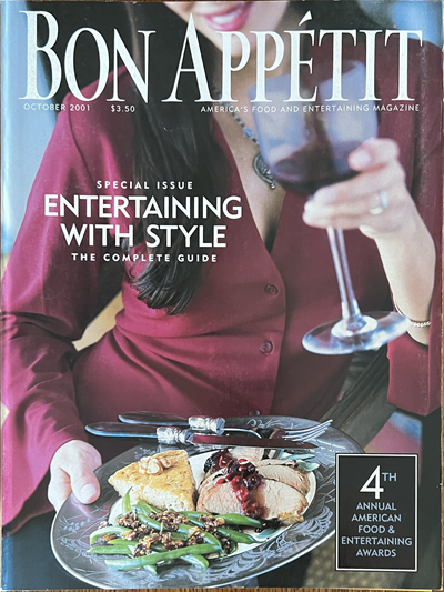 Bon Appétit Magazine, October 2001
