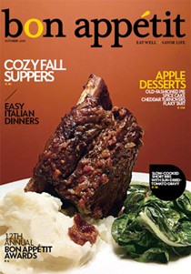 Bon Appétit Magazine, October 2009