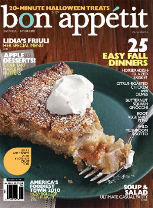 Bon Appétit Magazine, October 2010