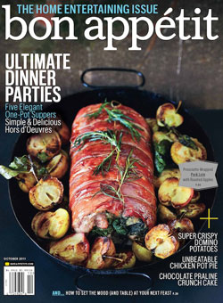 Bon Appétit Magazine, October 2011: The Home Entertaining Issue