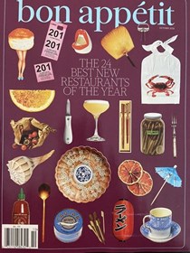 Bon Appétit Magazine, October 2023: The 24 Best New Restaurants of the Year