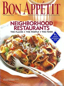 Bon Appétit Magazine, September 2002