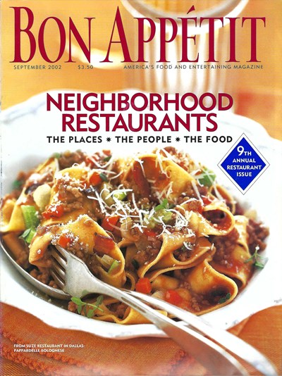 Bon Appétit Magazine, September 2002