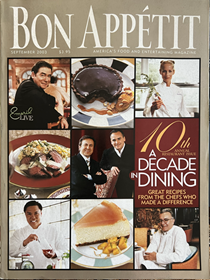 Bon Appétit Magazine, September 2003: 10th Annual Restaurant Issue