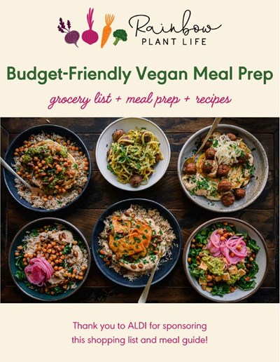 Budget-friendly Vegan Meal Prep: Grocery List + Meal Prep + Recipes