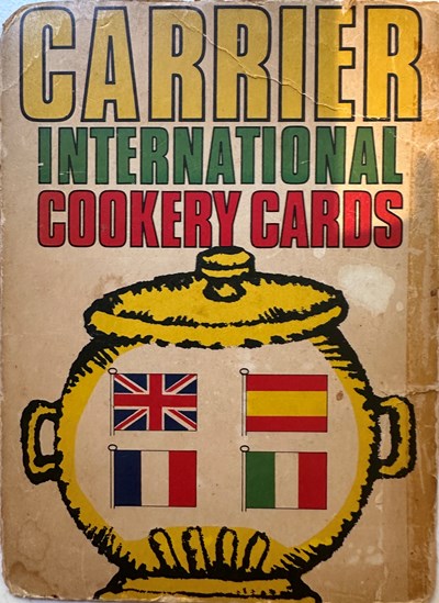 Carrier International Cookery Cards