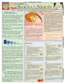 Chef's Guide to Stocks and Sauces: Reference Guides