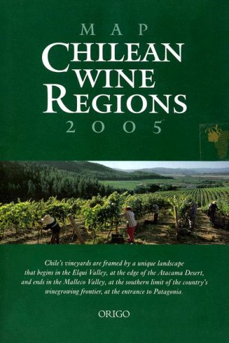 Chiliean Wine Regions Map