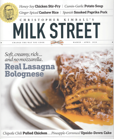 Christopher Kimball's Milk Street Magazine, Mar/Apr 2020