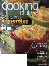 Cooking Club Magazine, Fall 2012