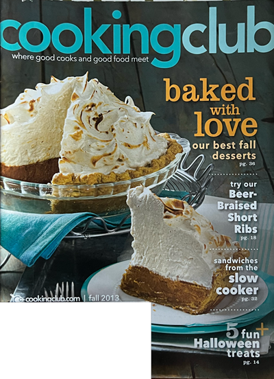 Cooking Club Magazine, Fall 2013