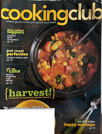 Cooking Club Magazine, Fall 2014