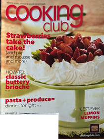Cooking Club Magazine, Spring 2012