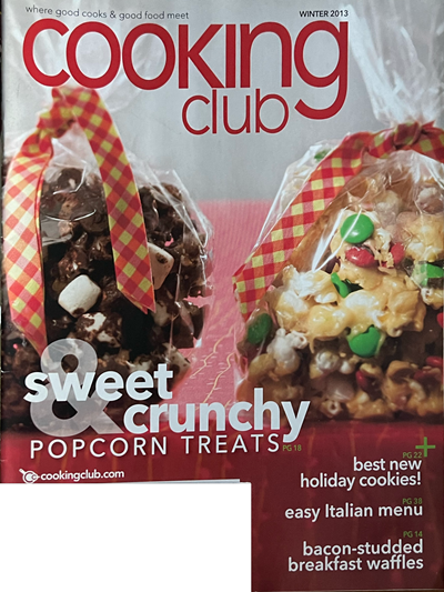 Cooking Club Magazine, Winter 2013
