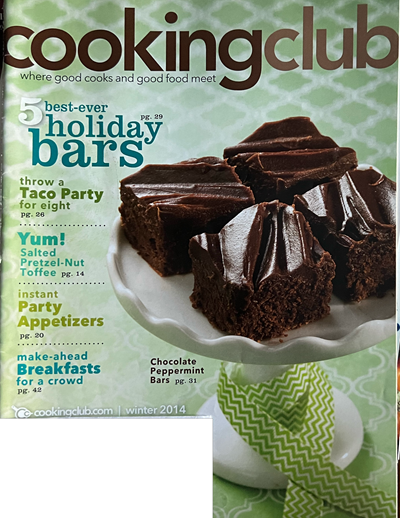 Cooking Club Magazine, Winter 2014