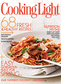 Cooking Light Magazine, April 2010